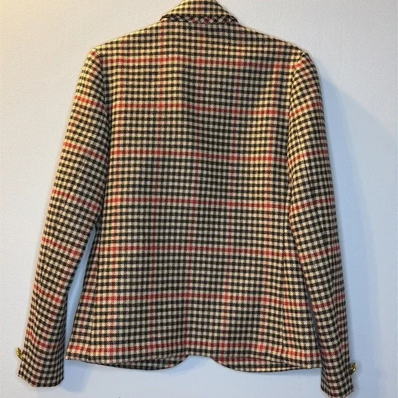 Rowing Blazers Tweed Herringbone Gun Check Preppy 100% Wool XS Womens‎ Blazer - Picture 2 of 14